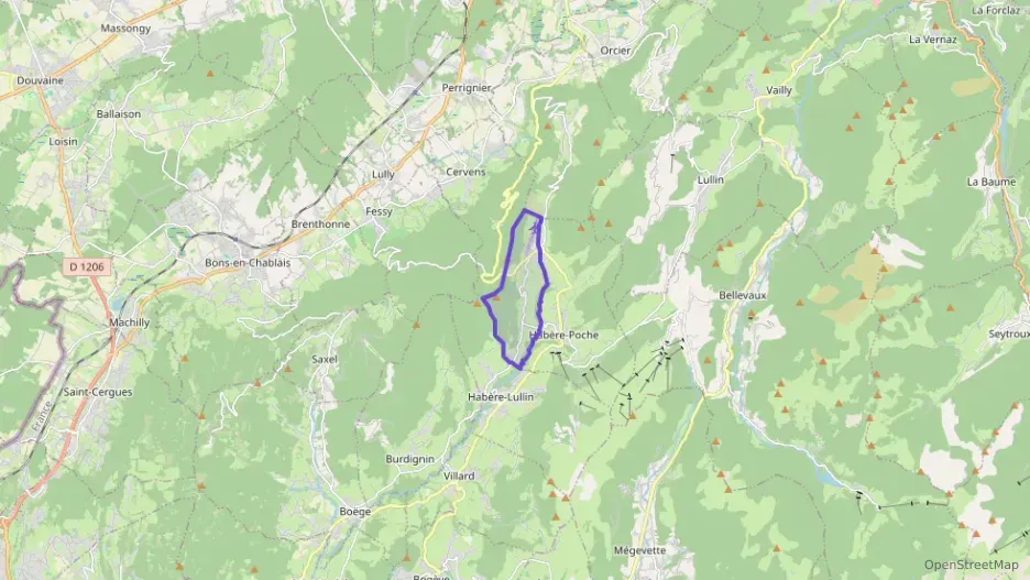 Appartement 60 m² trois pièces à vendre à Habère-Poche