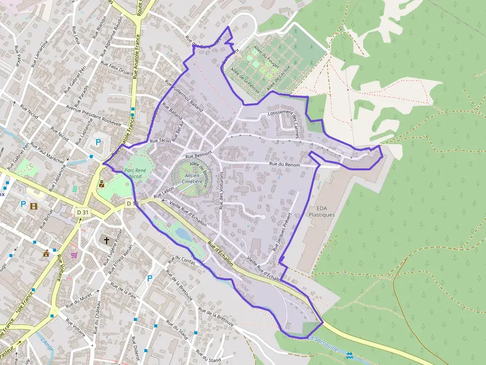 Appartement 35 m² trois pièces à vendre à Oyonnax