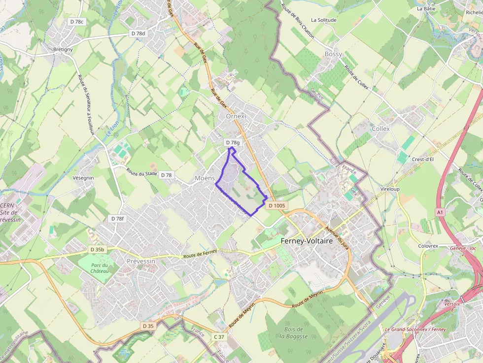 Appartement 90 m² quatre pièces à vendre à Prévessin-Moëns