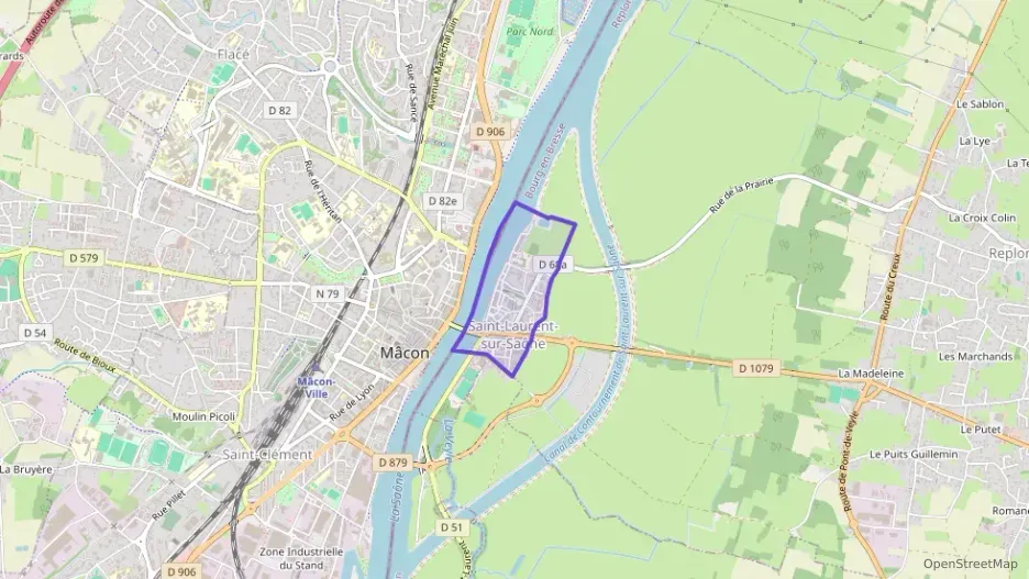 Appartement 65 m² trois pièces à vendre à Saint-Laurent-sur-Saône