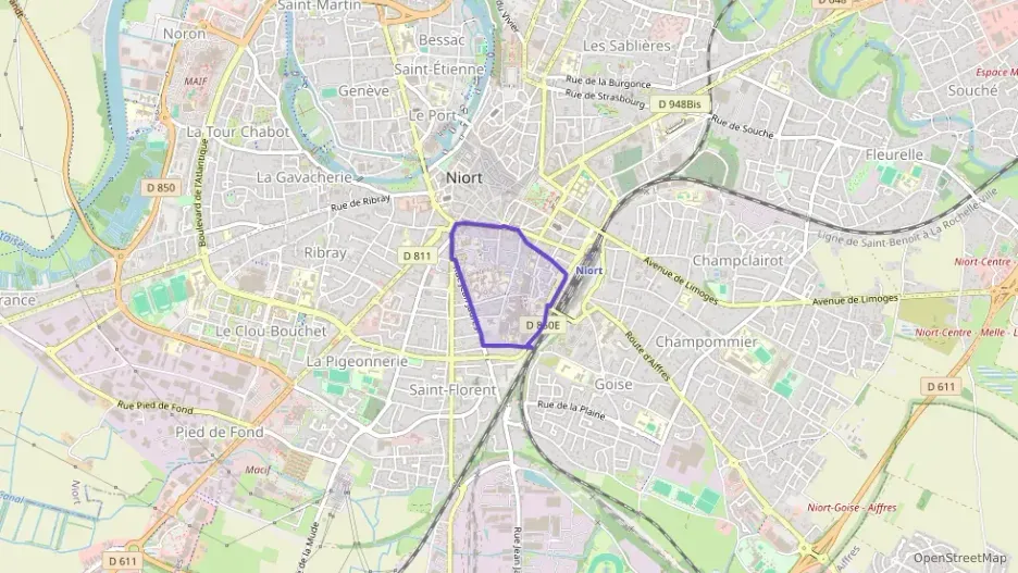 Appartement 55 m² trois pièces à vendre à Niort