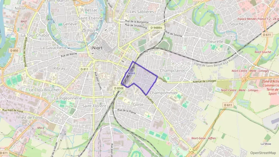 Appartement 70 m² trois pièces à vendre à Niort