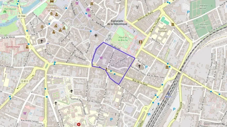 Appartement 28 m² une piece à vendre à Niort
