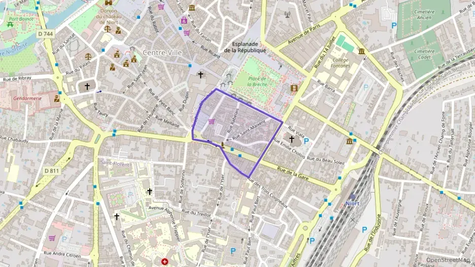 Appartement 35 m² une piece à vendre à Niort