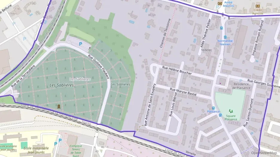 Appartement 56 m² trois pièces à vendre à Niort