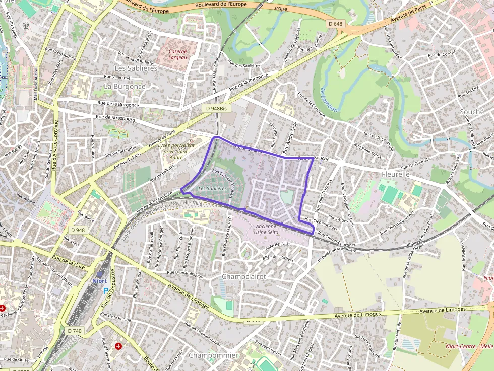 Appartement 56 m² trois pièces à vendre à Niort