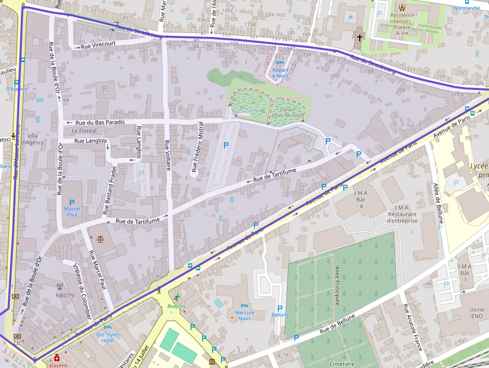 Appartement 41 m² deux pieces à vendre à Niort