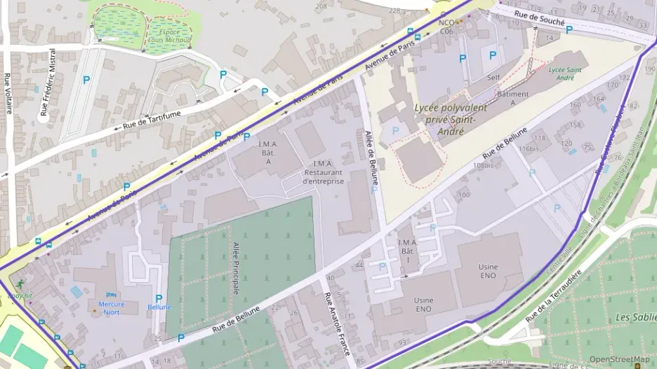 Appartement 30 m² une piece à vendre à Niort