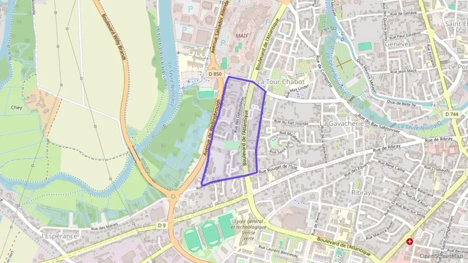 Appartement 61 m² trois pièces à vendre à Niort