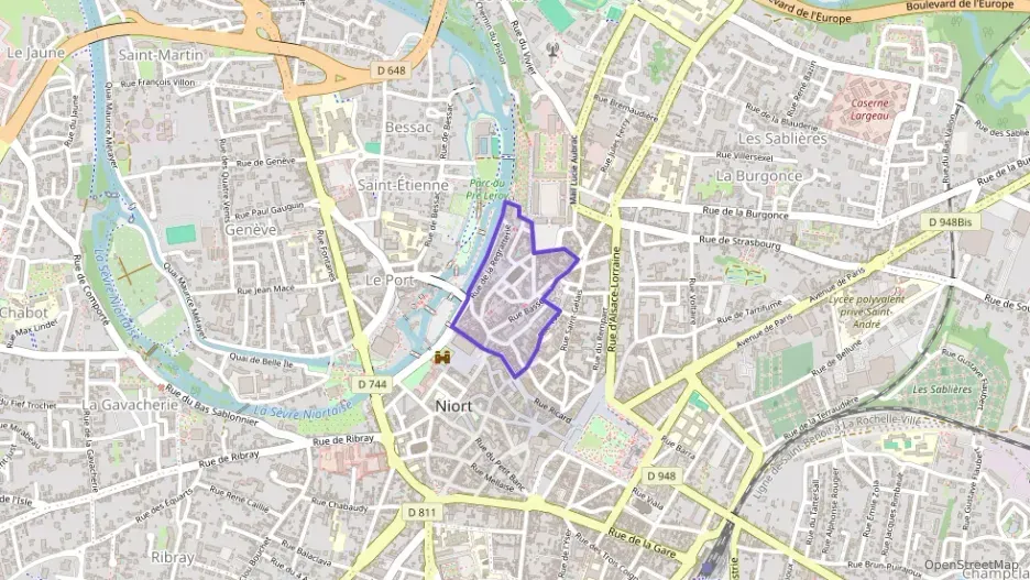 Appartement 57 m² deux pieces à vendre à Niort