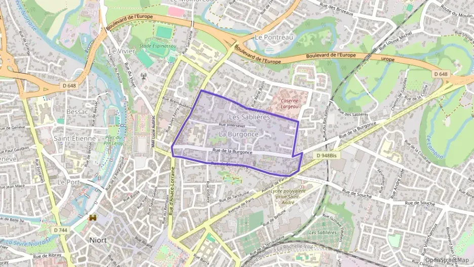 Appartement 68 m² trois pièces à vendre à Niort