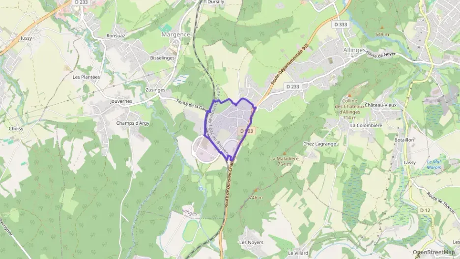 Appartement 60 m² trois pièces à vendre à Allinges