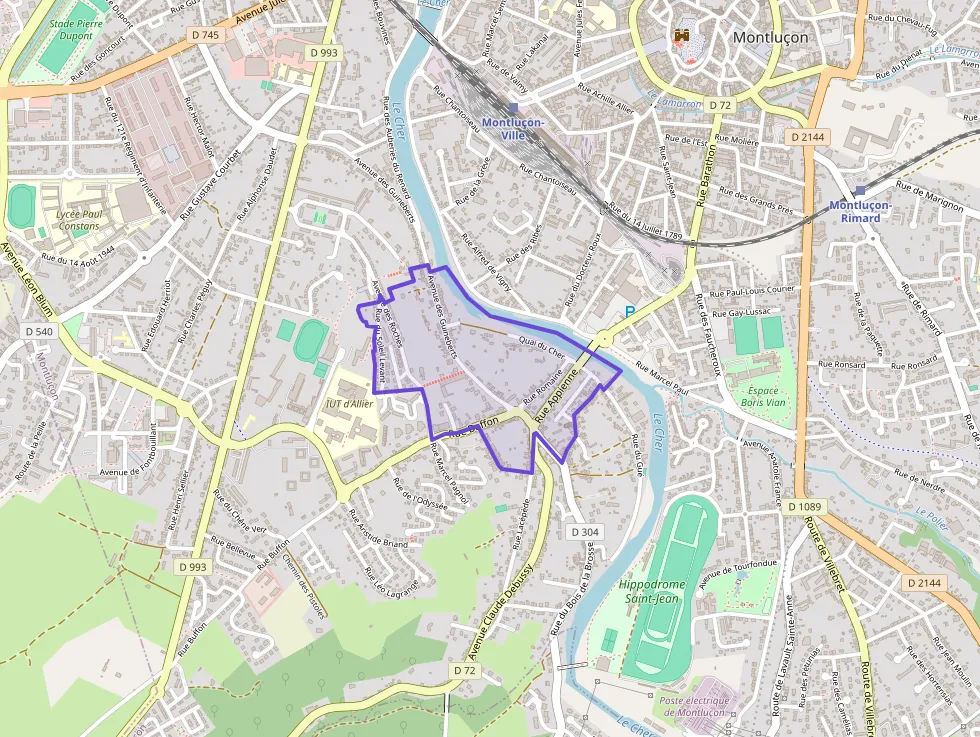 Appartement 57 m² une piece à vendre à Montluçon