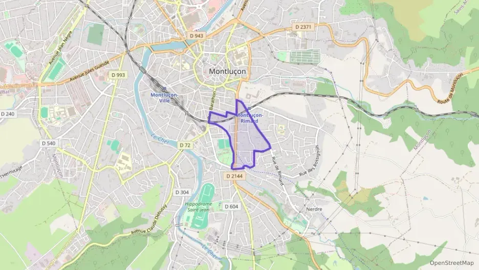 Appartement 40 m² deux pieces à vendre à Montluçon