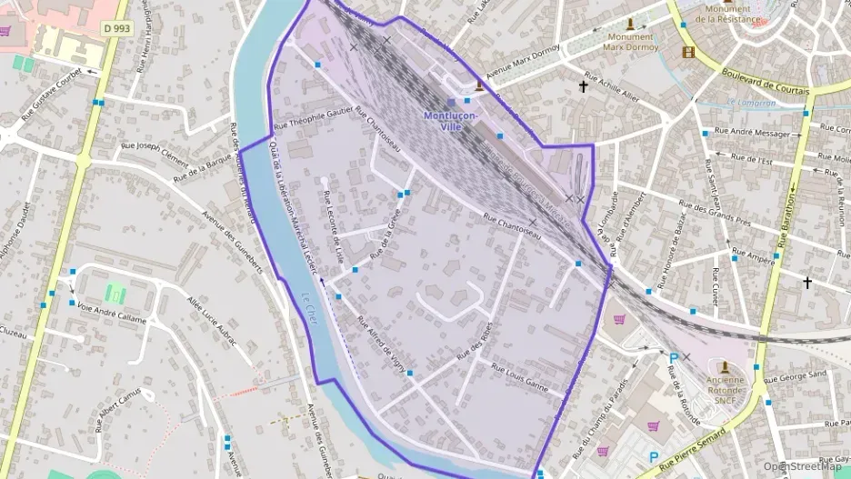 Appartement 73 m² quatre pièces à vendre à Montluçon Appartement 73 m² quatre pièces à vendre à Montluçon