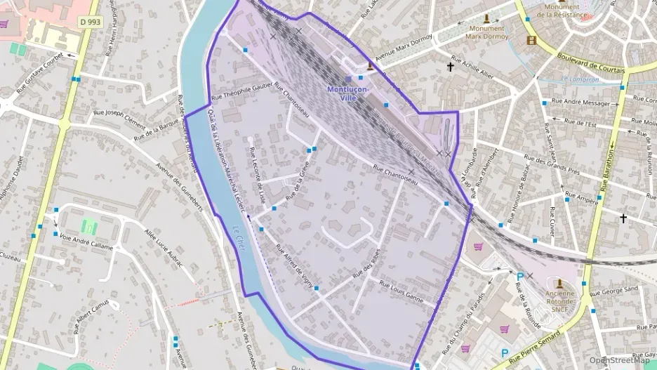 Appartement 80 m² quatre pièces à vendre à Montluçon Appartement 80 m² quatre pièces à vendre à Montluçon