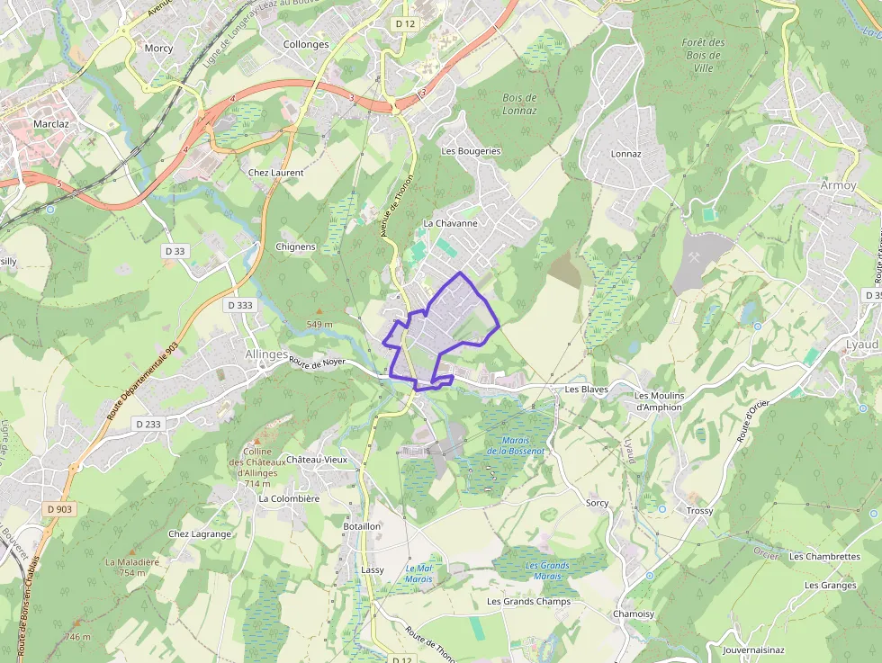 Appartement 84 m² trois pièces à vendre à Allinges