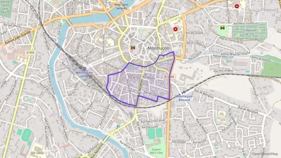 Appartement 49 m² deux pieces à vendre à Montluçon