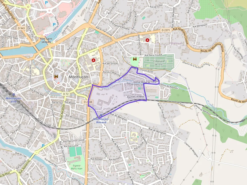 Appartement 50 m² deux pieces à vendre à Montluçon