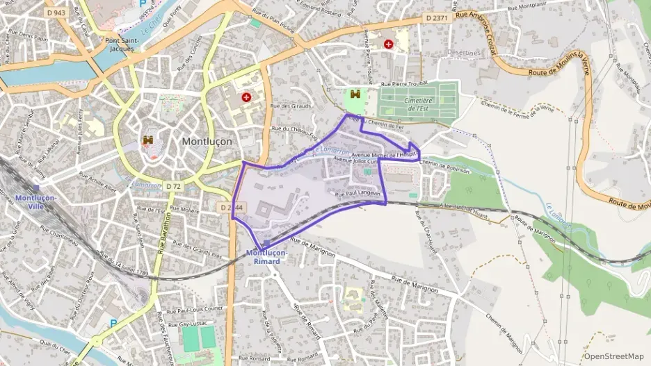 Appartement 50 m² deux pieces à vendre à Montluçon