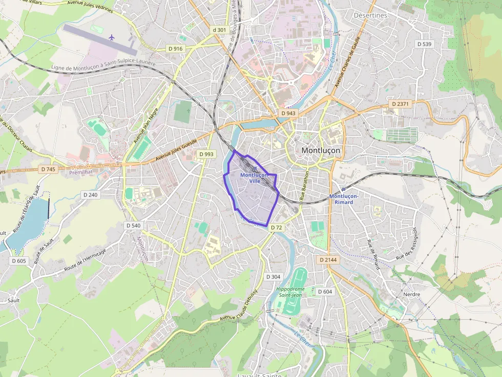 Appartement 45 m² deux pieces à vendre à Montluçon