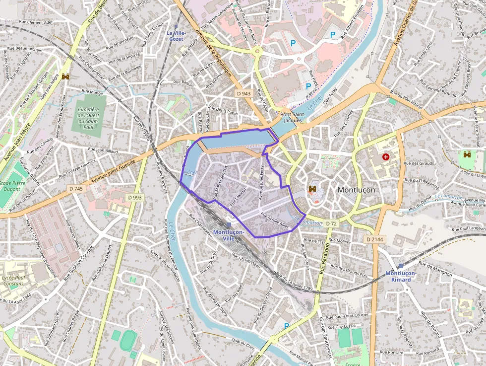 Appartement 94 m² trois pièces à vendre à Montluçon