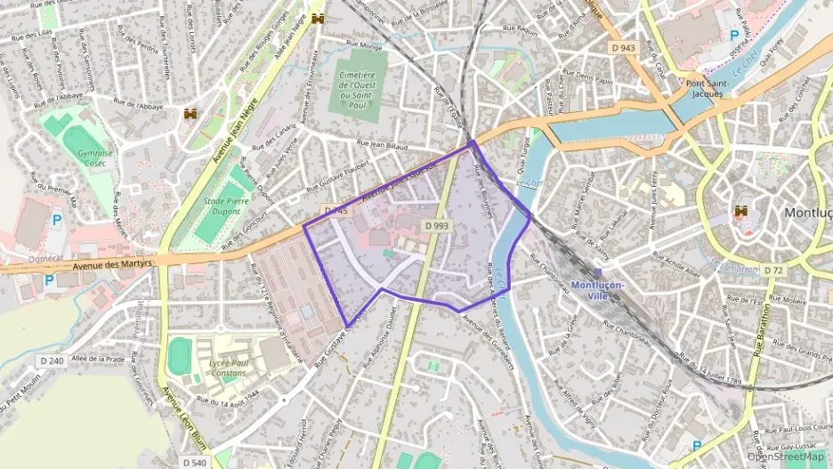 Appartement 45 m² deux pieces à vendre à Montluçon