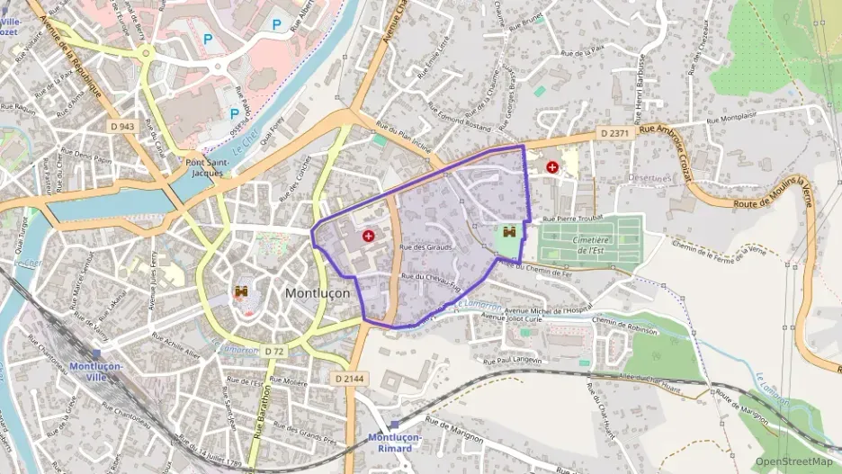 Appartement 117 m² quatre pièces à vendre à Montluçon