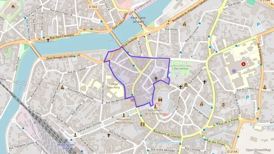 Appartement 55 m² trois pièces à vendre à Montluçon Appartement 55 m² trois pièces à vendre à Montluçon