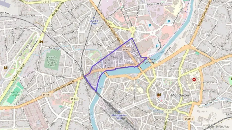 Appartement 54 m² trois pièces à vendre à Montluçon Appartement 54 m² trois pièces à vendre à Montluçon