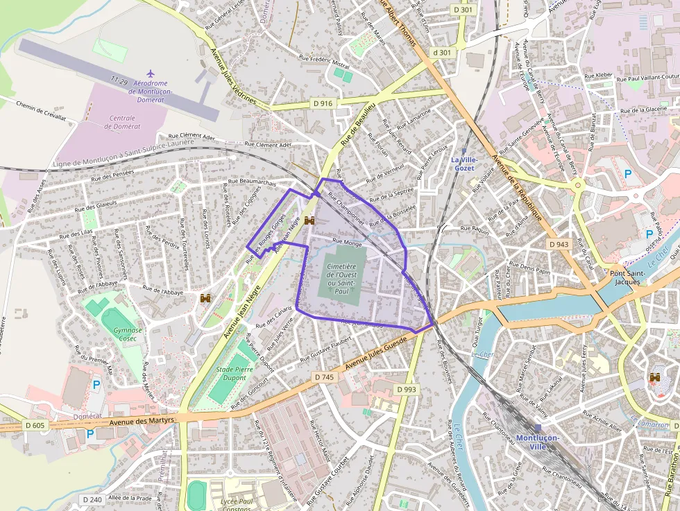 Appartement 43 m² deux pieces à vendre à Montluçon