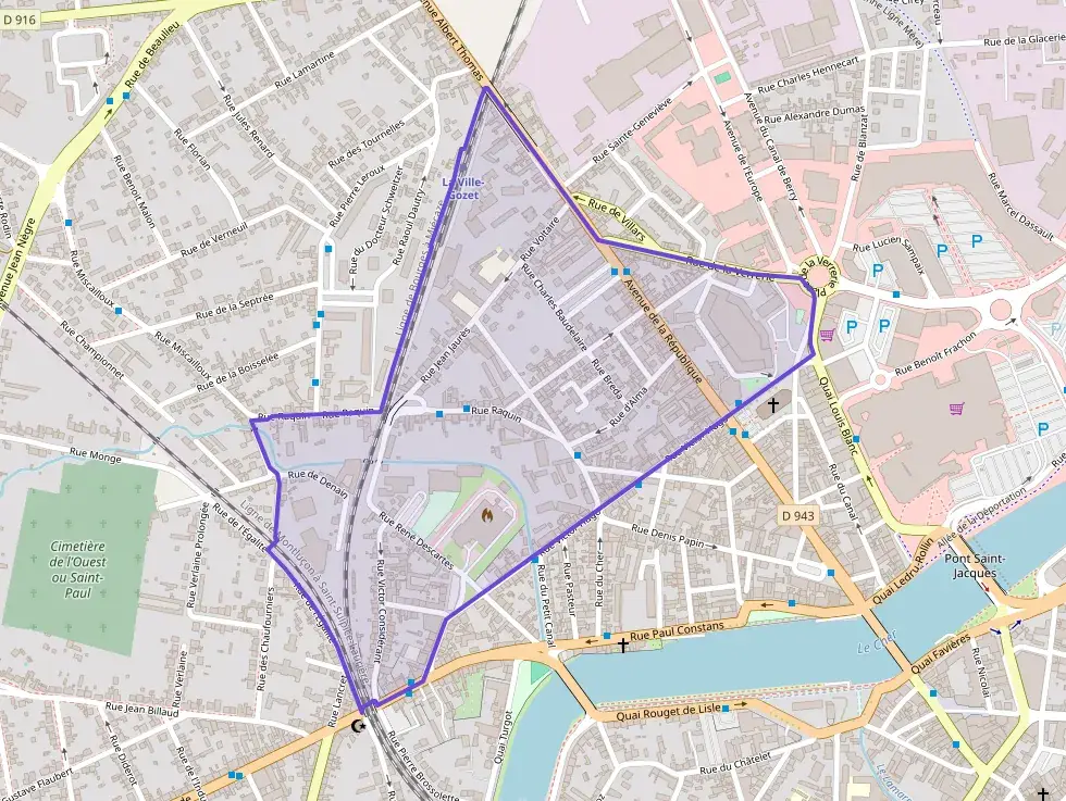 Appartement 76 m² trois pièces à vendre à Montluçon