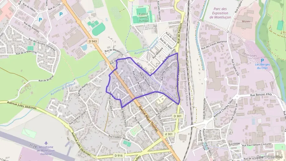 Appartement 46 m² trois pièces à vendre à Montluçon