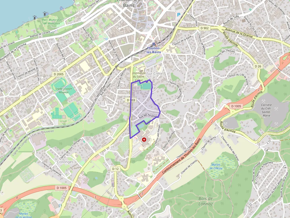 Appartement 47 m² trois pièces à vendre à Thonon-les-Bains