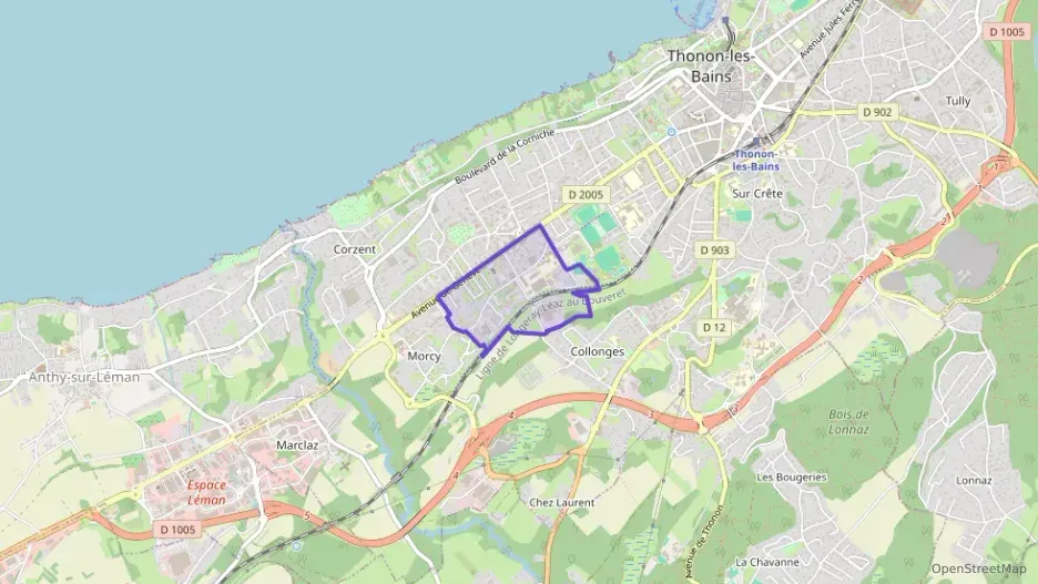 Appartement 48 m² deux pieces à vendre à Thonon-les-Bains