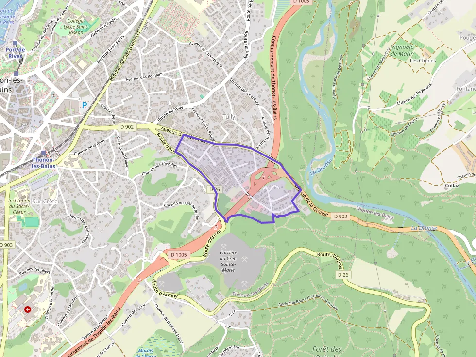 Appartement 52 m² trois pièces à vendre à Thonon-les-Bains