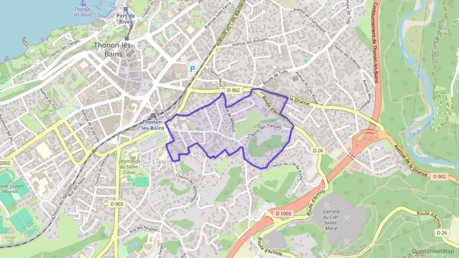 Appartement 45 m² deux pieces à vendre à Thonon-les-Bains