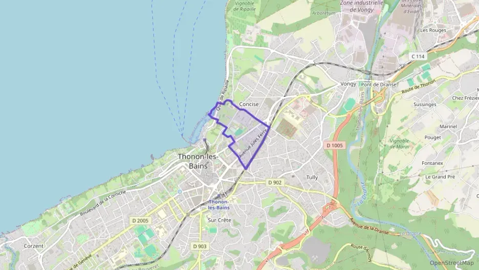 Appartement 45 m² deux pieces à vendre à Thonon-les-Bains