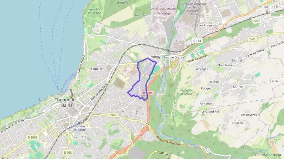 Appartement 58 m² trois pièces à vendre à Thonon-les-Bains Appartement 58 m² trois pièces à vendre à Thonon-les-Bains