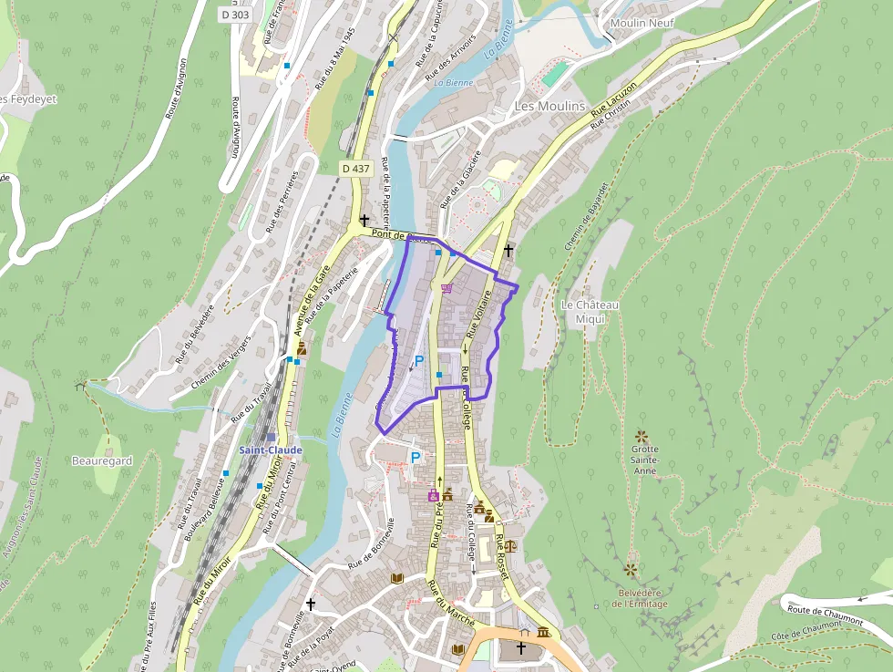 Appartement 80 m² quatre pièces à vendre à Saint-Claude