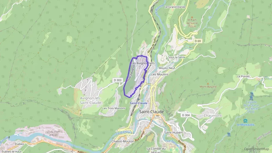 Appartement 90 m² quatre pièces à vendre à Saint-Claude