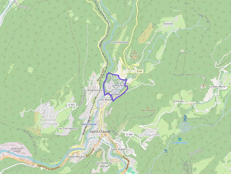 Appartement 88 m² quatre pièces à vendre à Saint-Claude