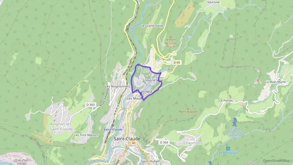 Appartement 88 m² quatre pièces à vendre à Saint-Claude