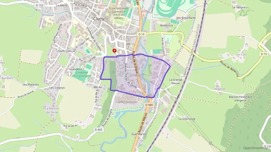 Appartement 56 m² trois pièces à vendre à Cluny