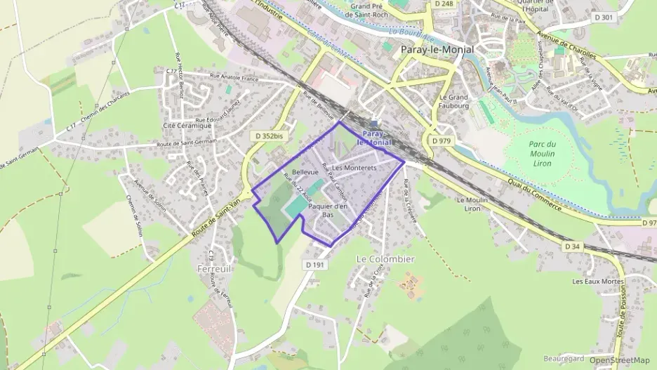 Appartement 59 m² trois pièces à vendre à Paray-le-Monial
