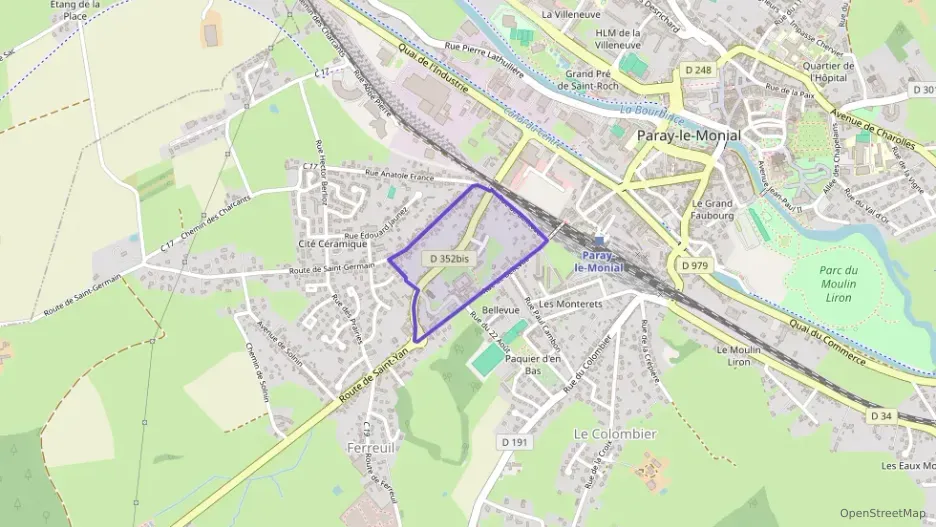 Appartement 49 m² trois pièces à vendre à Paray-le-Monial