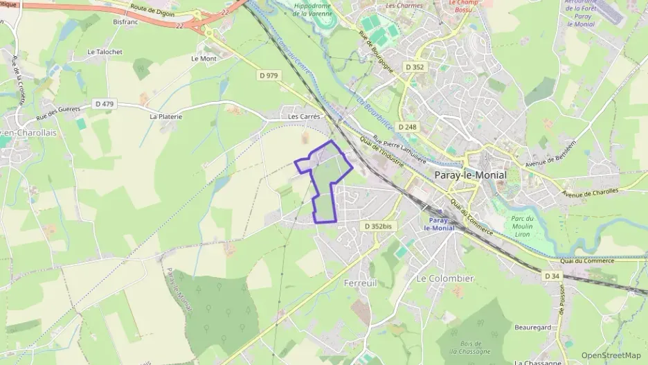 Appartement 48 m² deux pieces à vendre à Paray-le-Monial
