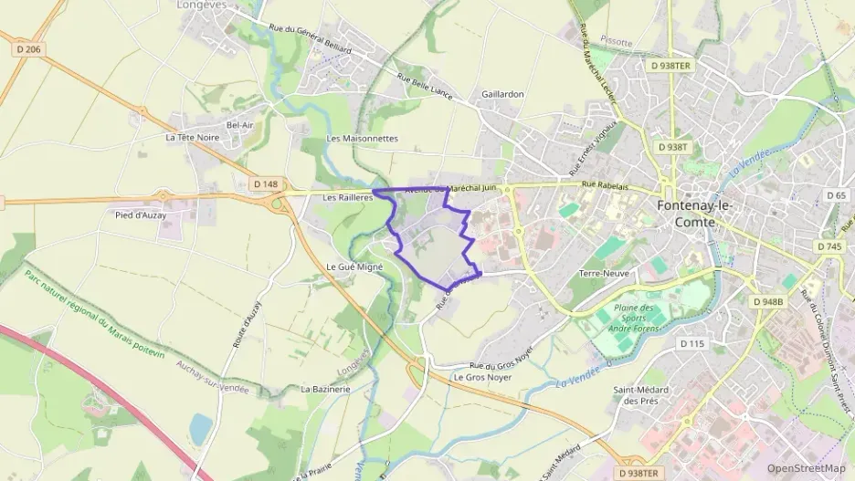 Appartement 50 m² deux pieces à vendre à Fontenay-le-Comte