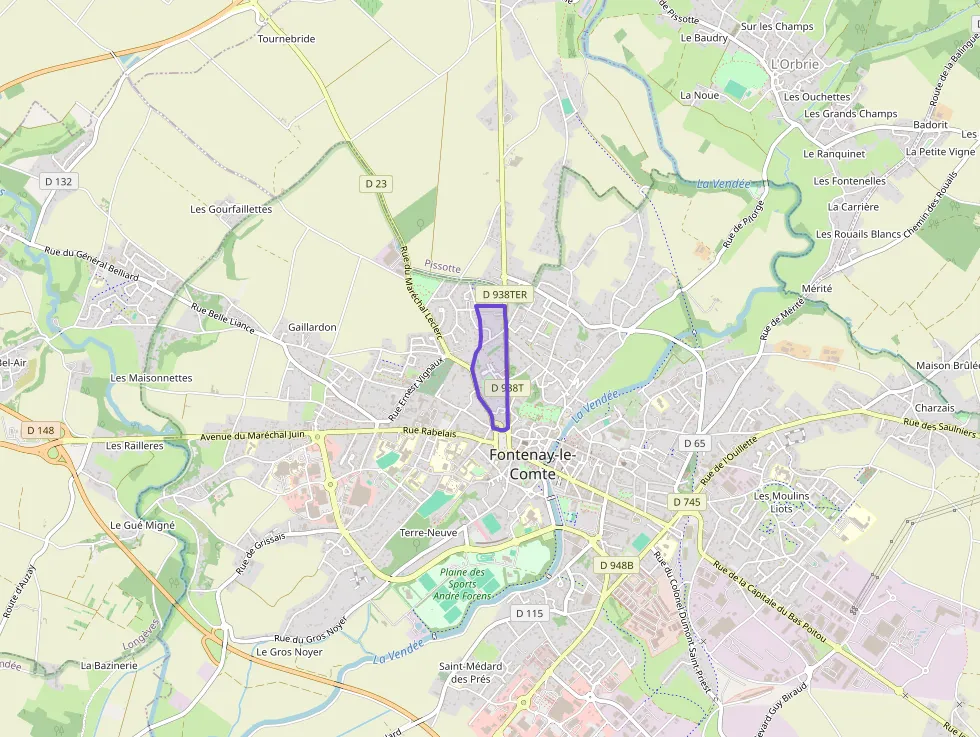 Appartement 47 m² deux pieces à vendre à Fontenay-le-Comte