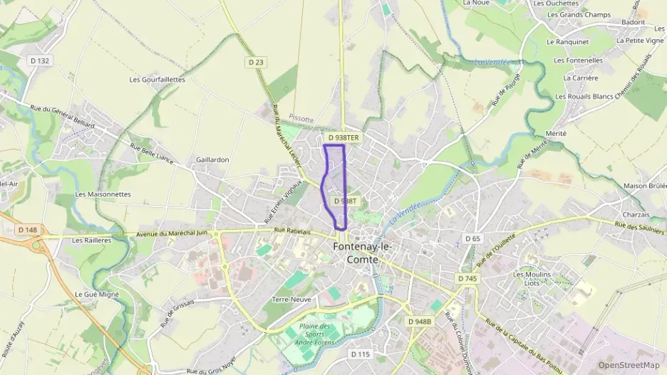 Appartement 52 m² trois pièces à vendre à Fontenay-le-Comte